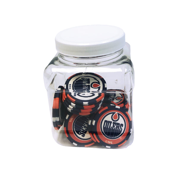 25 NHL Poker Chips Edmonton Oilers