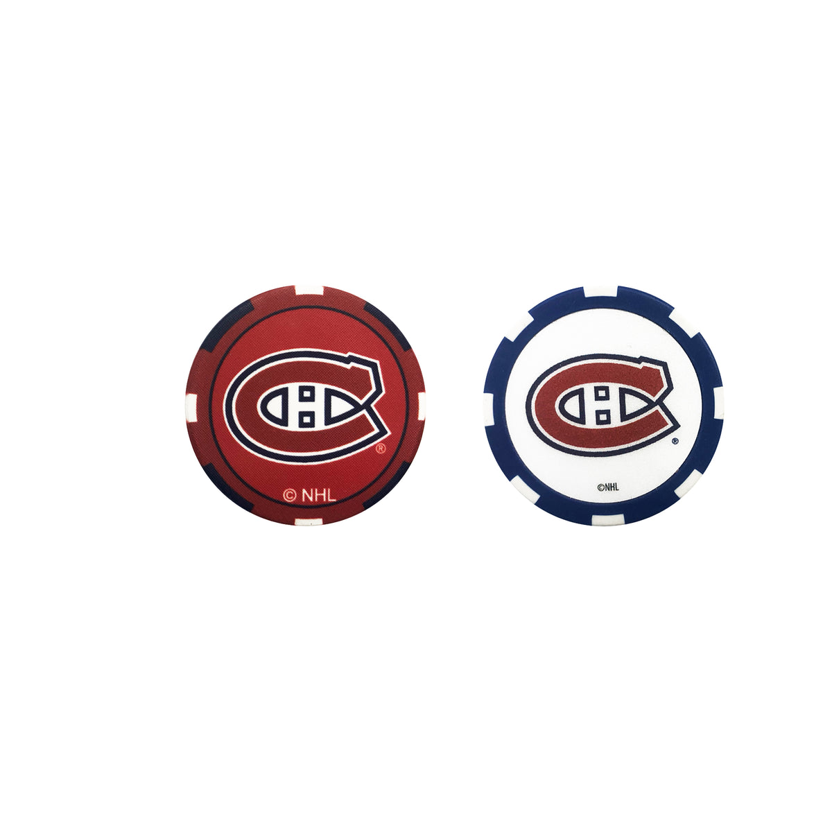 25 NHL Poker Chips Montreal Canadiens