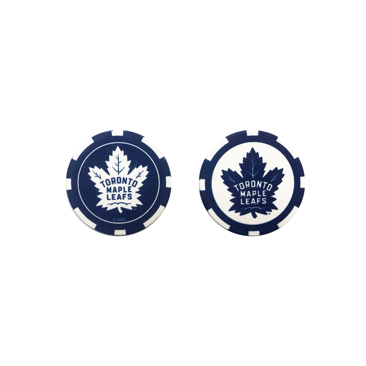 25 NHL Poker Chips Toronto Maple Leafs