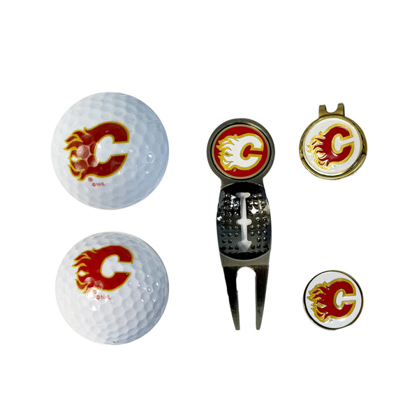 Deluxe Gift Tin Set Calgary Flames