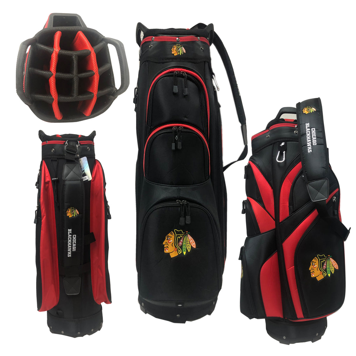 NHL Golf Cart Bag Chicago Blackhawks