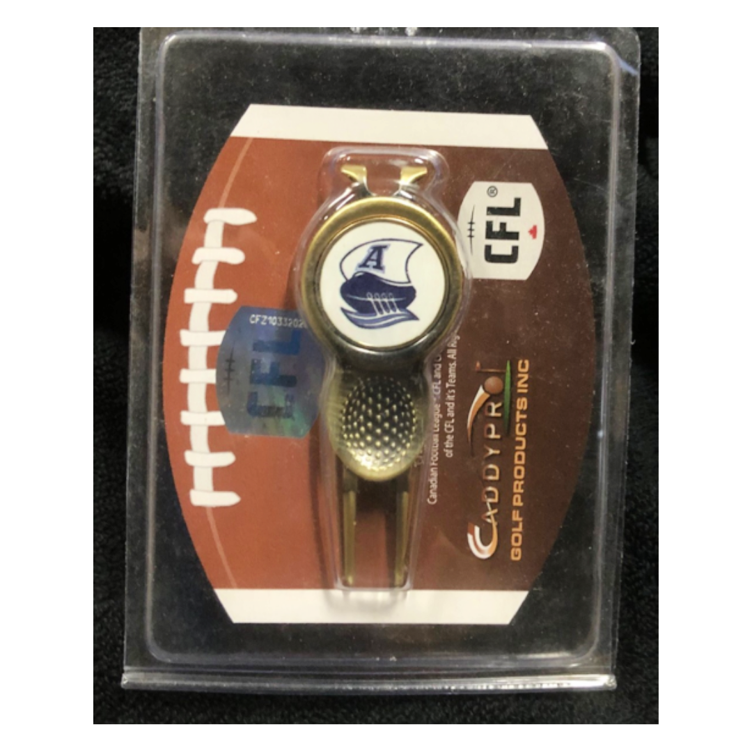 Brass Divot Tool w/Ball Marker Toronto Argonauts