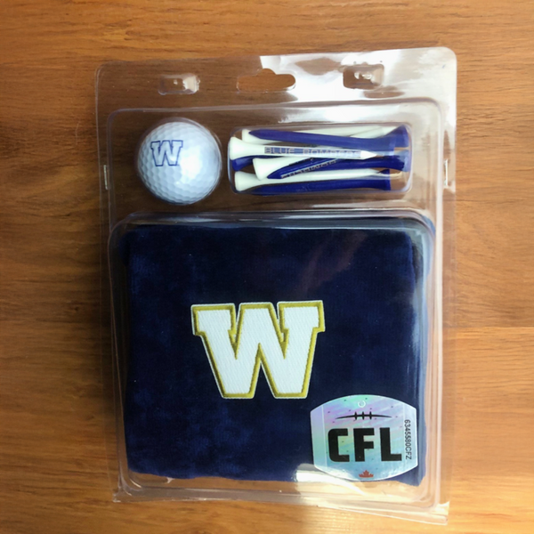 Towel, Ball, Tees Gift Set Winnipeg Blue Bombers