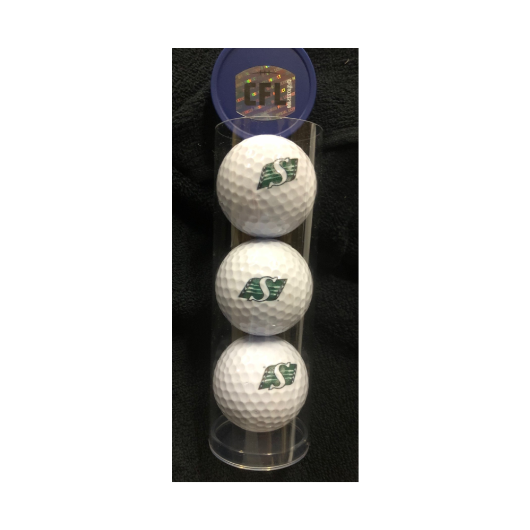 3 Ball Tube - Saskatchewan Roughriders