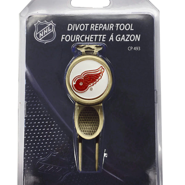 Brass Divot Tool w/Ball Marker Detroit Red Wings