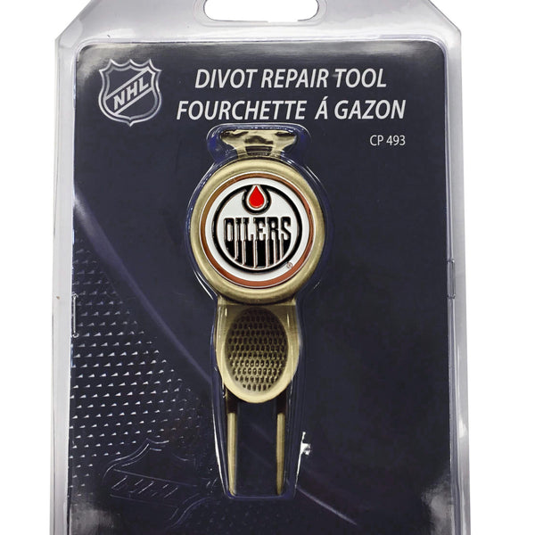 Brass Divot Tool w/Ball Marker Edmonton Oilers