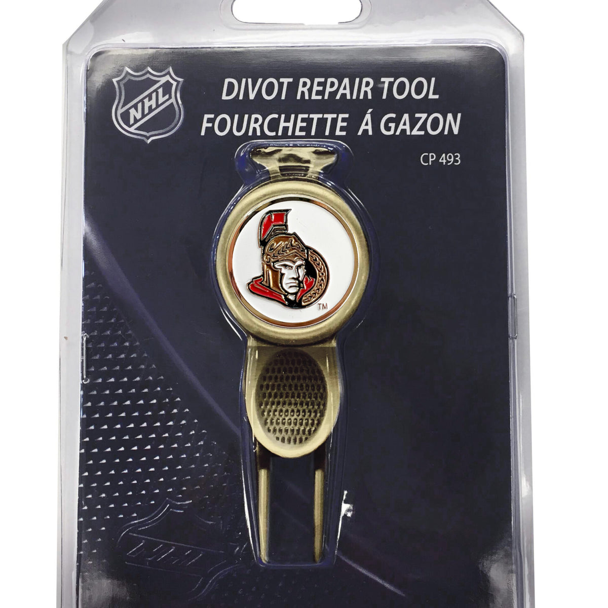 Brass Divot Tool w/Ball Marker Ottawa Senators