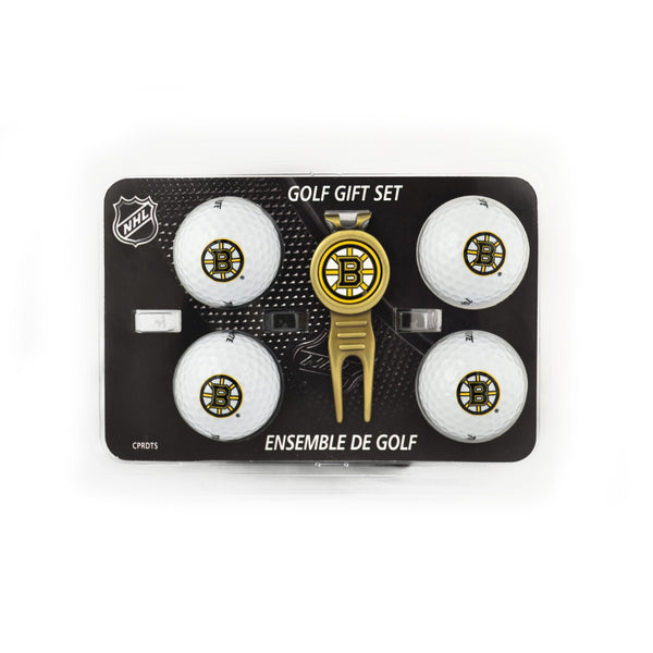 Boston Bruins Divot Tool & 4 Ball Gift Set