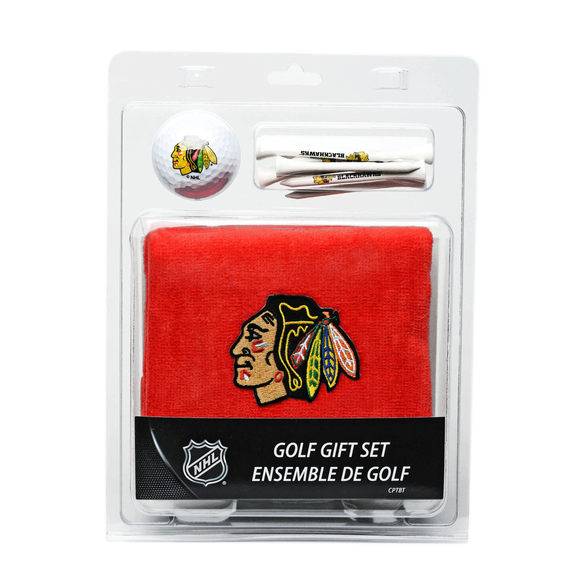 Towel, Ball, Tees Gift Set Chicago Blackhawks