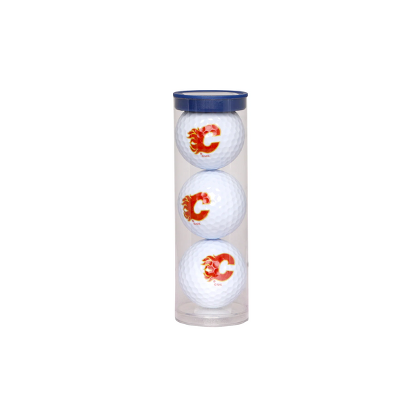 3 Ball Tube - Calgary Flames (White)