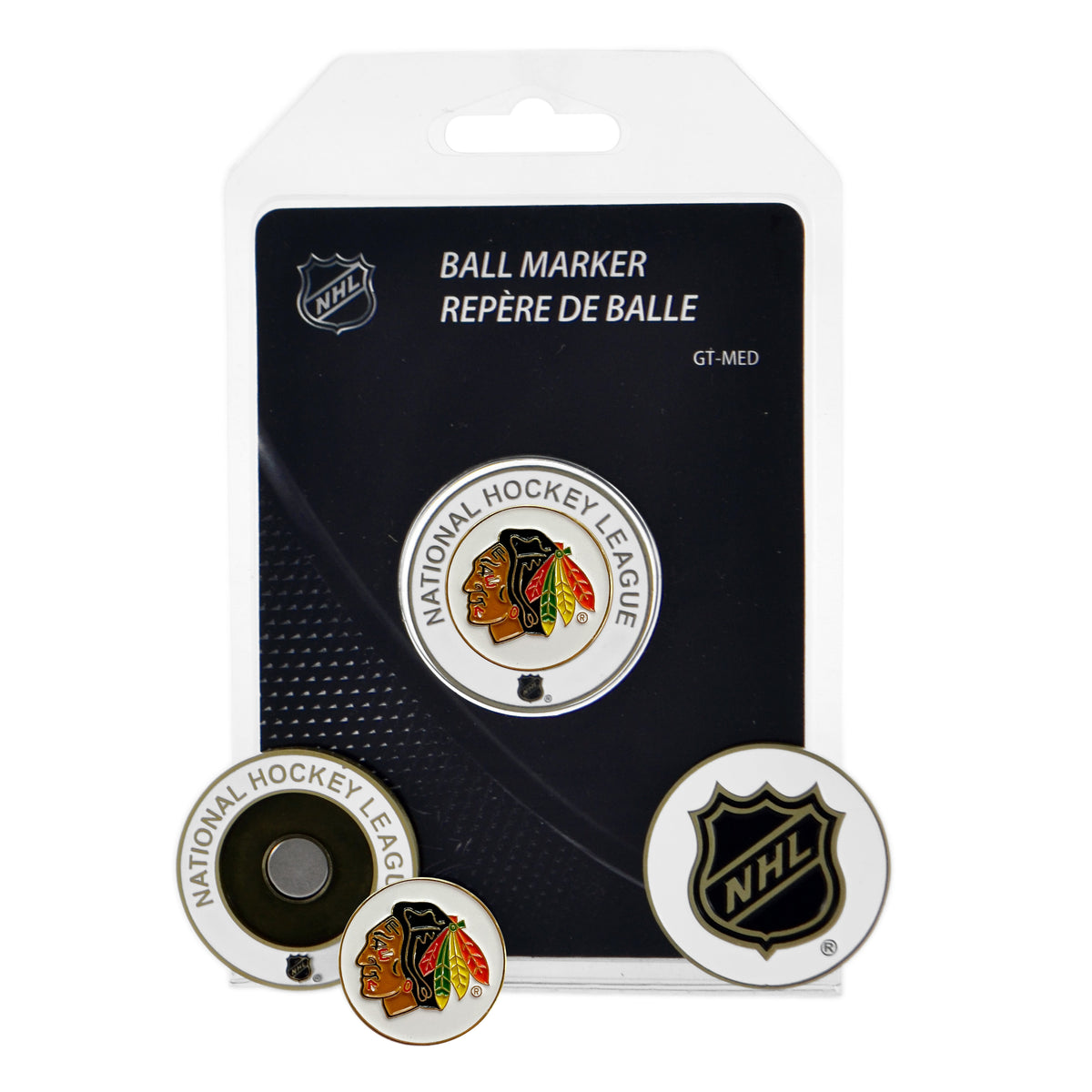 NHL Medallion w/Ball Marker Chicago Blackhawk