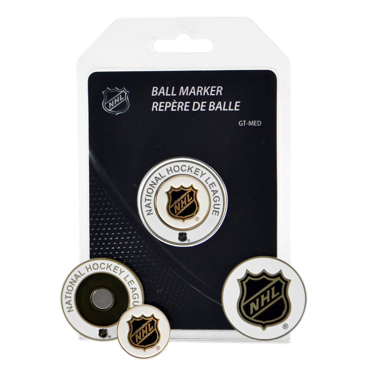 NHL Medallion w/Ball Marker NHL Shield