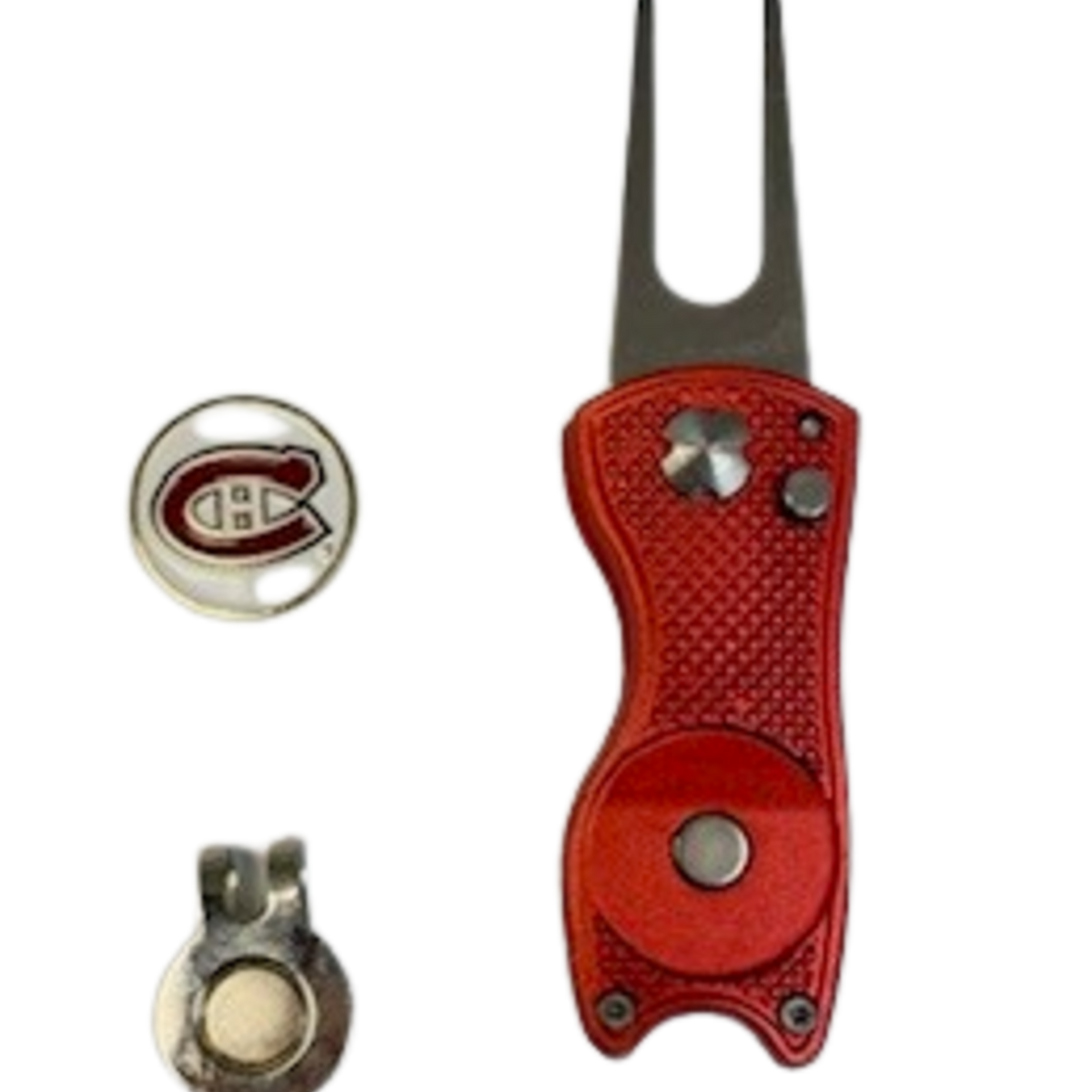 Switchblade Divot Repair Tool w/ Visor Hat Clip - Montreal Canadiens