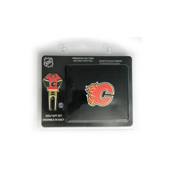 Calgary Flames 2 Piece Golf Gift Set