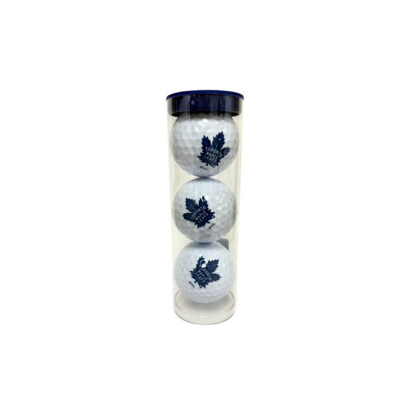 3 Ball Tube - Toronto Maple Leafs (White)