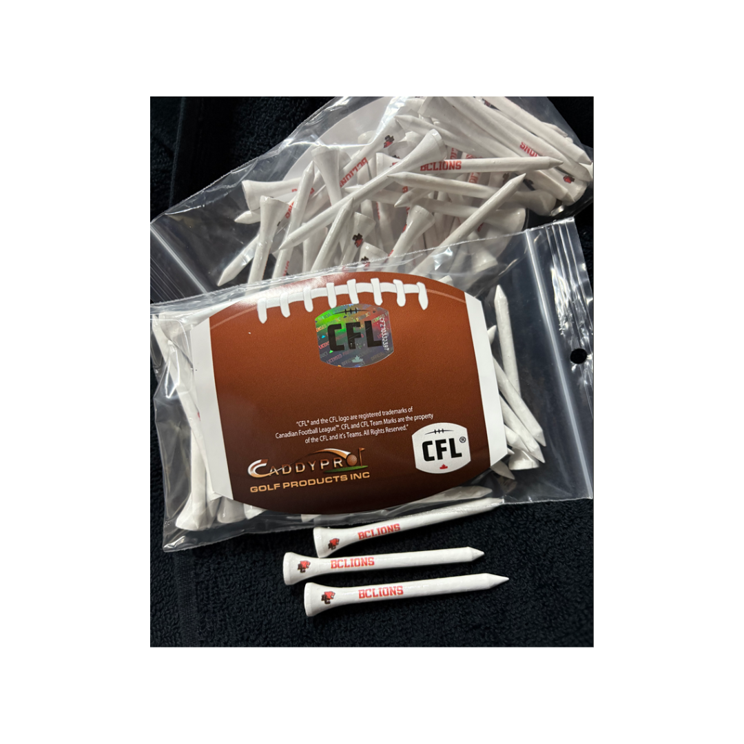 BC Lions Tees - 40 Count (White)