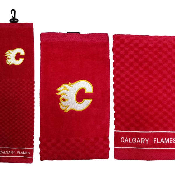 Premium Golf Towel Calgary Flames