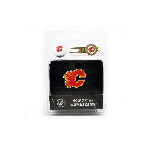 Calgary Flames 4 Piece Golf Gift Set