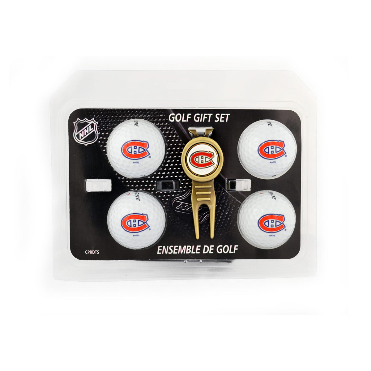 Montreal Canadiens Divot Tool & 4 Ball Gift Set