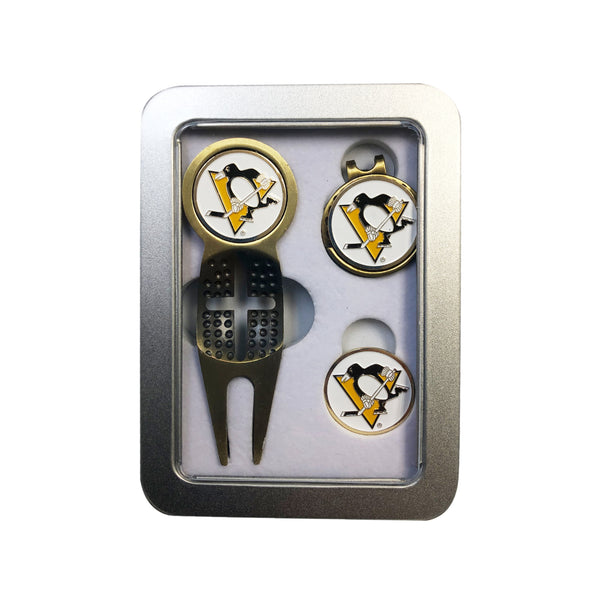 Small Gift Tin Set Pittsburgh Penguins